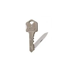 Couteau SOG Key Lame 3.8cm Lisse Satin Manche Inox - KEY102 -SOG Magasin Couteau SOG Key lame Lisse Satin manche Inox KEY102 4