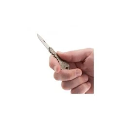 Couteau SOG Key Lame 3.8cm Lisse Satin Manche Inox - KEY102 -SOG Magasin Couteau SOG Key lame Lisse Satin manche Inox KEY102 5