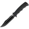 Couteau SOG Seal Pup Elite Lame 12.3cm Lisse Noir Manche GFN - E37SN-CP