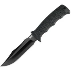 Couteau SOG Seal Pup Elite Lame 12.3cm Lisse Noir Manche GFN - E37SN-CP