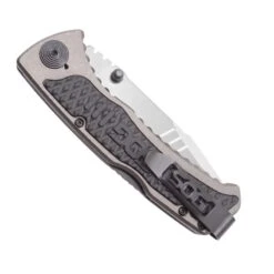 Couteau SOG Sideswipe Lame 8.6cm Lisse Gris Manche Aluminium - SW1011-CP -SOG Magasin Couteau SOG Sideswipe lame Lisse Gris manche Aluminium SW1011 CP 6