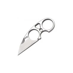Couteau SOG Snarl Lame 5.8cm Lisse Satin Manche Inox - JB01K -SOG Magasin Couteau SOG Snarl lame Lisse Satin manche Inox JB01K 2