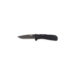 Couteau SOG Twitch II Lame 6.7cm Lisse Noir Manche Aluminum - TWI12-CP