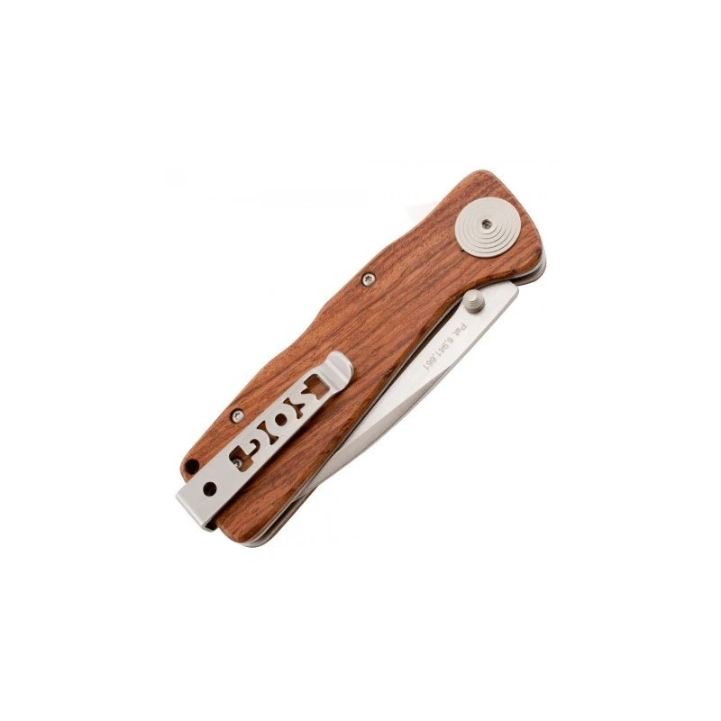 Couteau SOG Twitch XL Lame 8.3cm Lisse Satin Manche Bois Rosewood - TWI24-CP 5 Couteau SOG Twitch XL Lame 8.3cm Lisse Satin Manche Bois Rosewood - TWI24-CP – Image 5