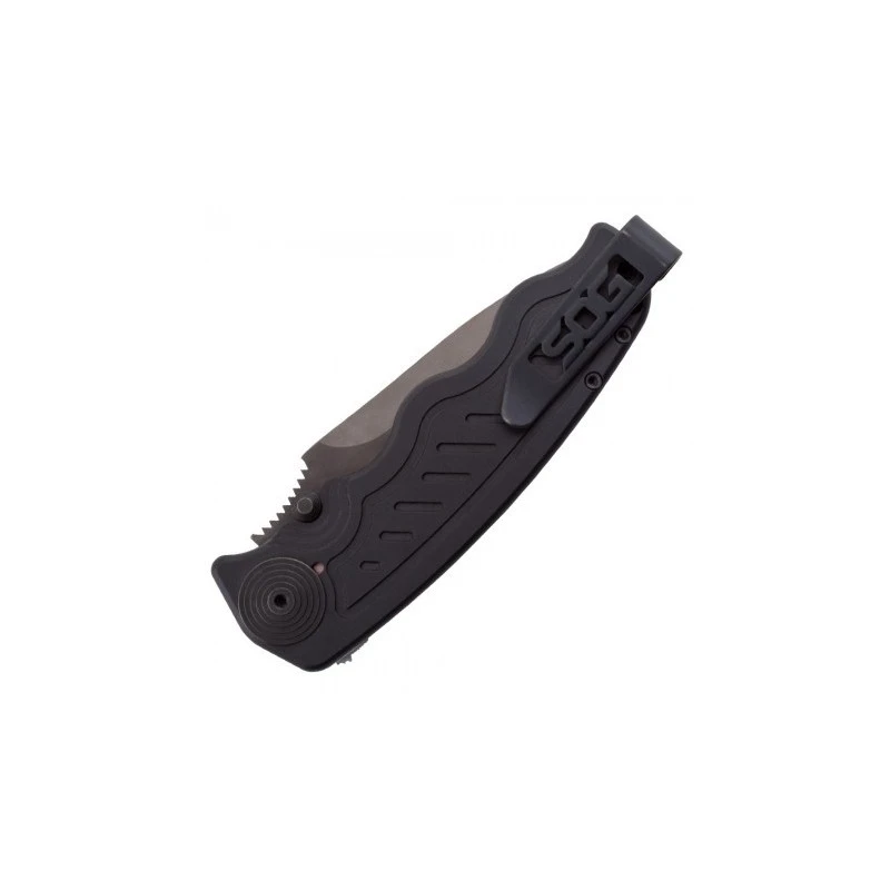 Couteau SOG Zoom Lame 7.9cm Lisse Noir Manche Aluminum - ZM1002 8 Couteau SOG Zoom Lame 7.9cm Lisse Noir Manche Aluminum - ZM1002 – Image 8