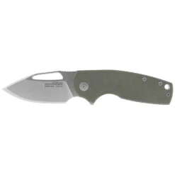 Couteau De Poche Stout FLK Olive Manche G10 SOG