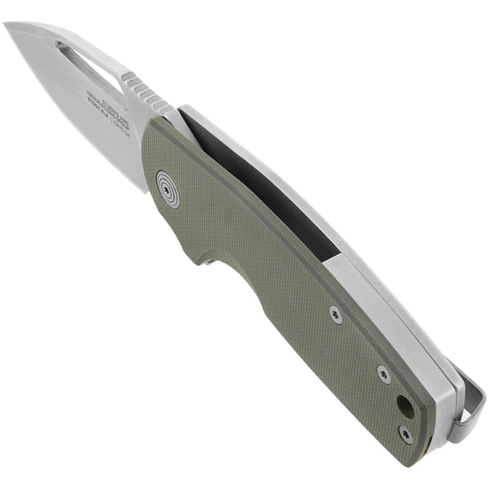 Couteau De Poche Stout FLK Olive Manche G10 SOG 9 Couteau De Poche Stout FLK Olive Manche G10 SOG – Image 9