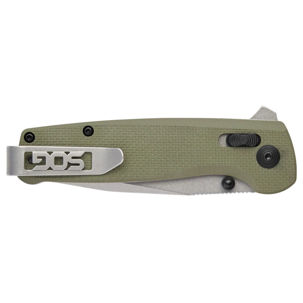 Couteau De Poche Terminus XR Olive Manche G10 SOG 2 Couteau De Poche Terminus XR Olive Manche G10 SOG – Image 2