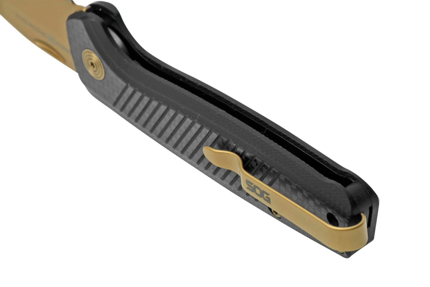 SOG Terminus SJ LTE Carbon Gold TM1007-BX Couteau De Poche Slipjoint 4 SOG Terminus SJ LTE Carbon Gold TM1007-BX Couteau De Poche Slipjoint – Image 4