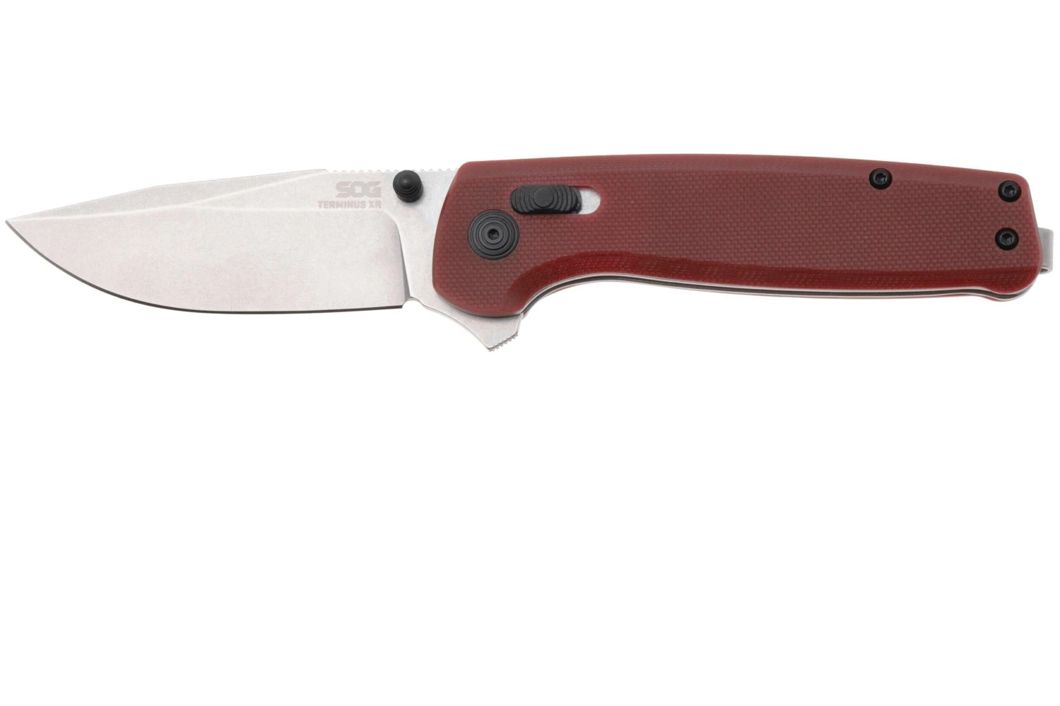 SOG Terminus XR G10 Crimson, TM1023 Couteau De Poche 1 SOG Terminus XR G10 Crimson, TM1023 Couteau De Poche