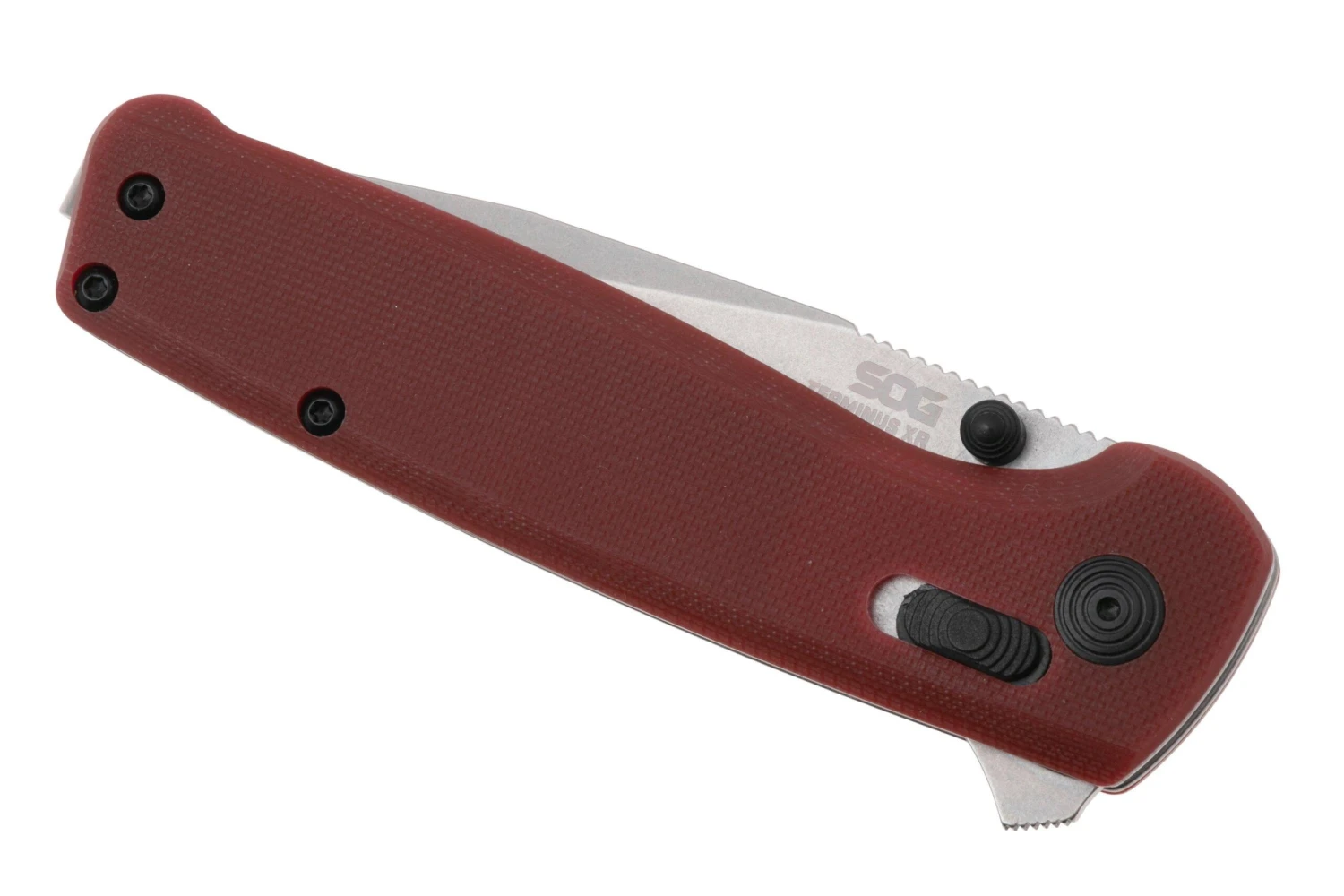 SOG Terminus XR G10 Crimson, TM1023 Couteau De Poche 6 SOG Terminus XR G10 Crimson, TM1023 Couteau De Poche – Image 6