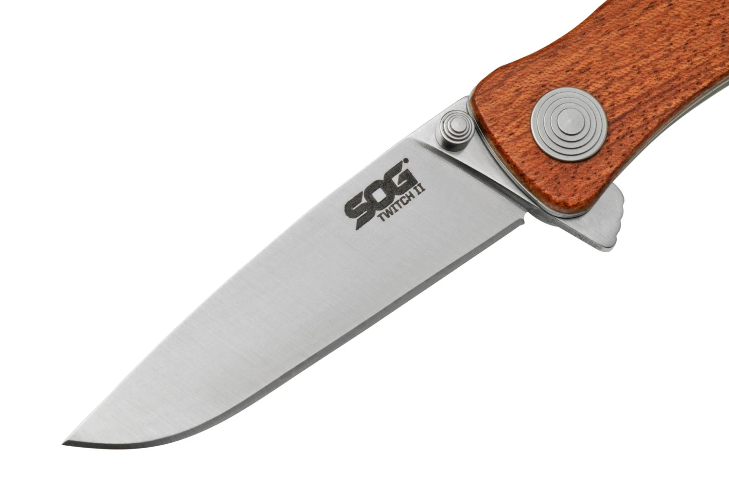 SOG Twitch II, Wood Handle TWI7-CP Couteau De Poche 3 SOG Twitch II, Wood Handle TWI7-CP Couteau De Poche – Image 3
