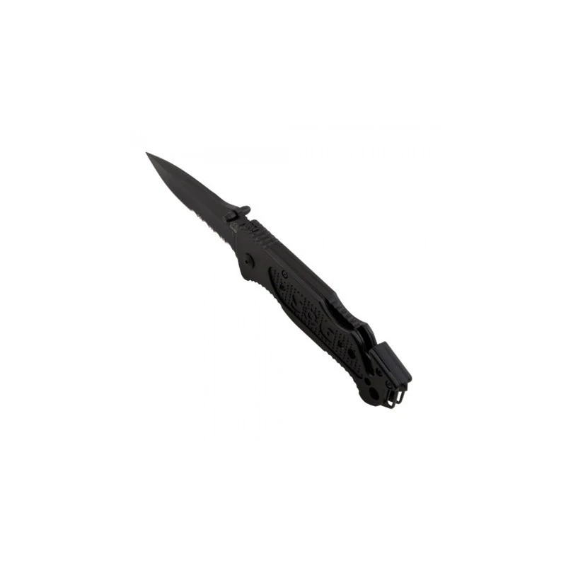 Couteau SOG Escape Lame 8.6cm Semi-dentelée Noir Manche Aluminum - FF25-CP 2 Couteau SOG Escape Lame 8.6cm Semi-dentelée Noir Manche Aluminum - FF25-CP – Image 2