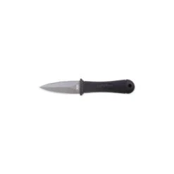 Couteau SOG Pentagon Lame 9.2cm Semi-dentelée Noir Manche Polymère - M14K-CP