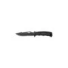 Couteau SOG Seal Strike Lame 12.4cm Semi-dentelée Noir Manche Inox - SS1003